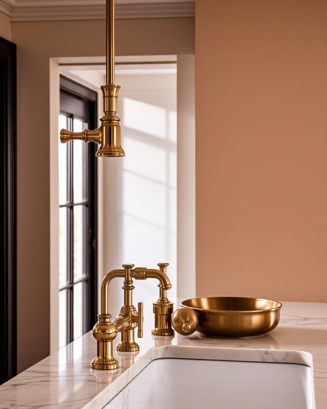 Brass detail in a Maison Vire residence